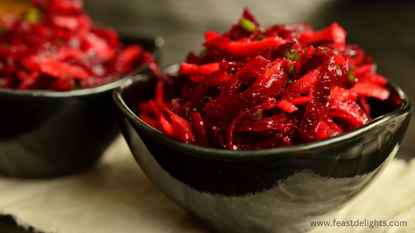 Ukrainian Pickled Cabbage with Beetroot (Kryzhavky)