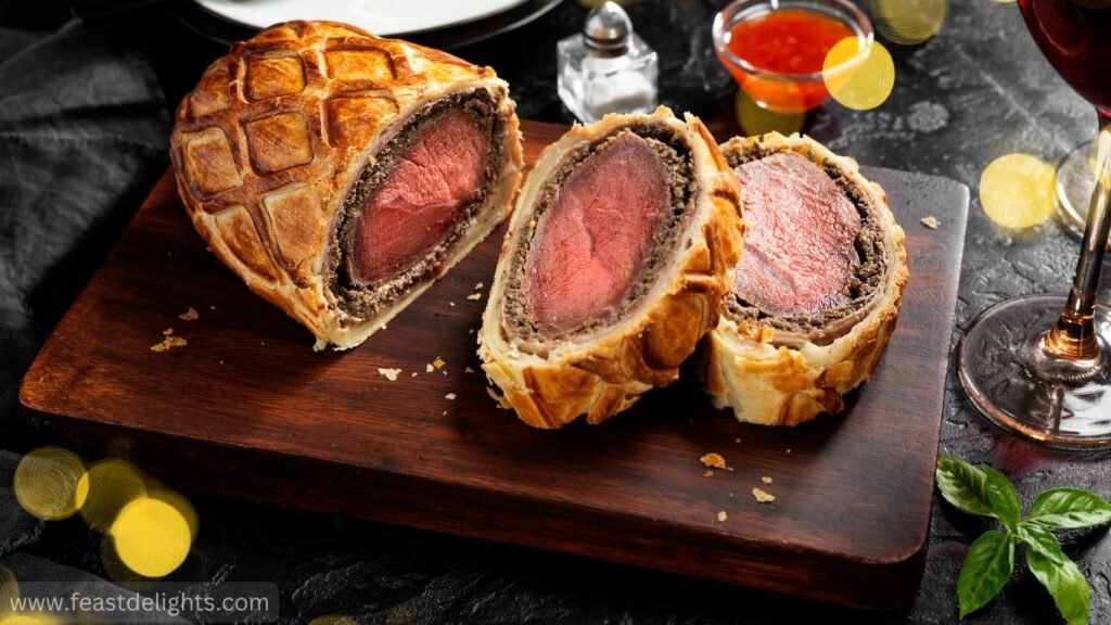 Beef Wellington with Mushroom Duxelles