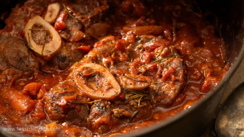 Osso Buco with Red Wine and Vegetables