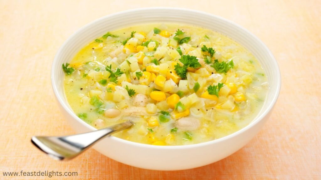 Vegan Corn Chowder with Coconut Milk