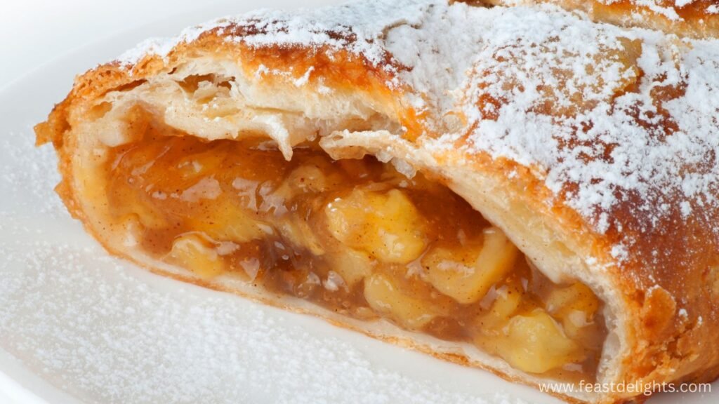 Apple Strudel with Puff Pastry