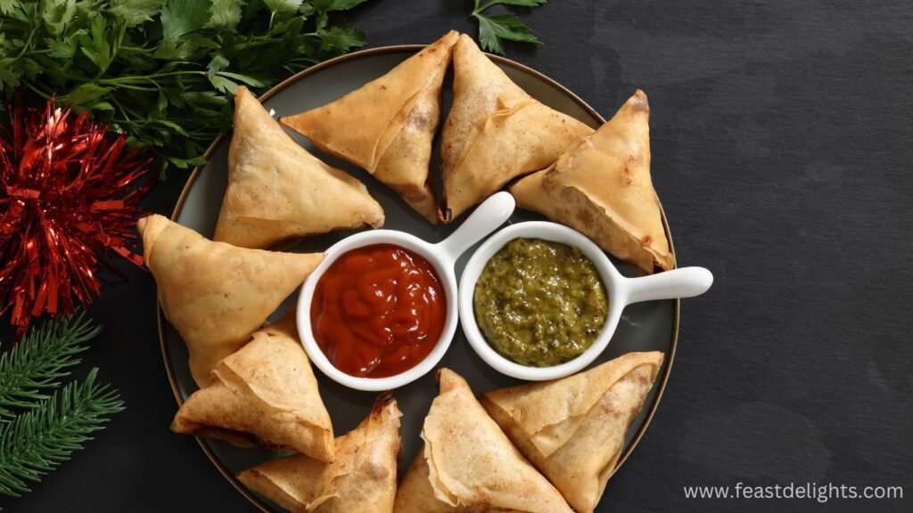 Baked Beef Samsa with Onion