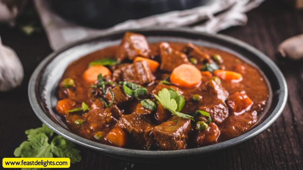 Beef Goulash with Paprika and Potatoes