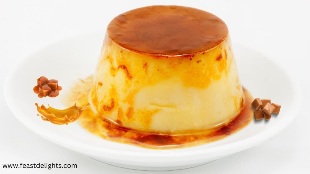 Caramel Custard with Dark Caramel Sauce