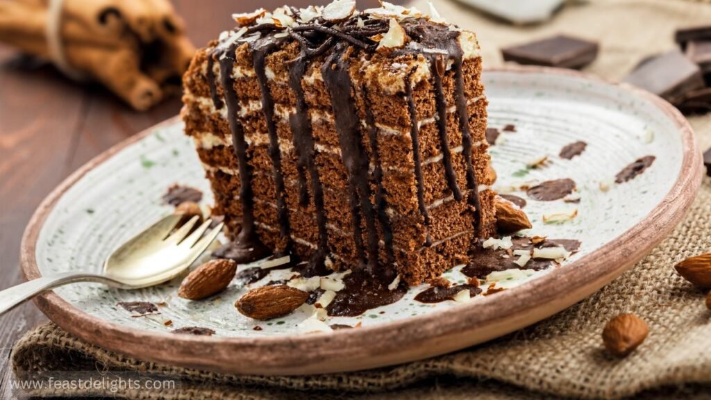 Chocolate Spartak Layer Cake