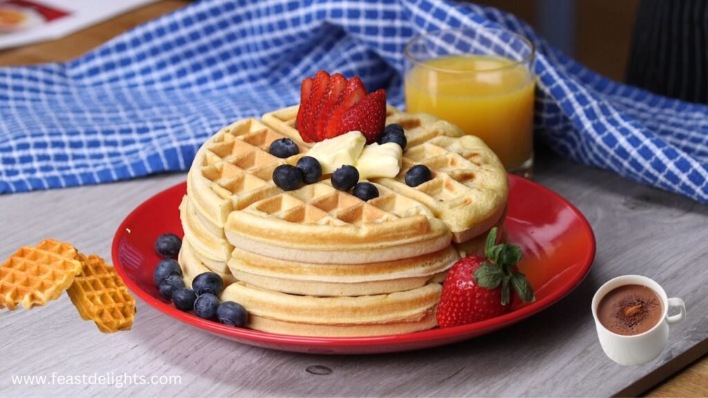 Crisp Waffles for a Thin-Plate Waffle Iron