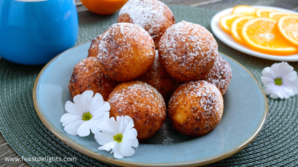 Fried Cottage Cheese Doughnut Balls