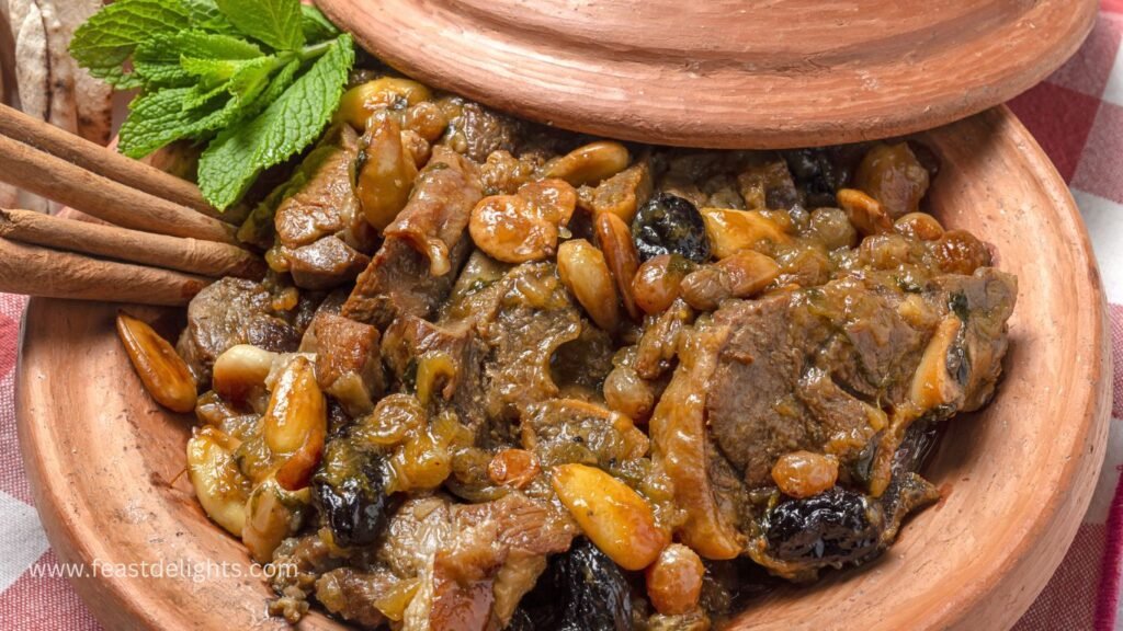 Moroccan Lamb Tagine with Carrots and Raisins