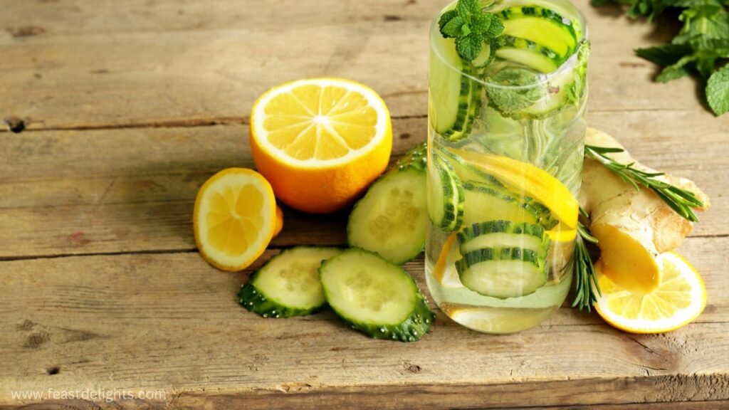 Sassi Water with Cucumber, Lemon and Mint