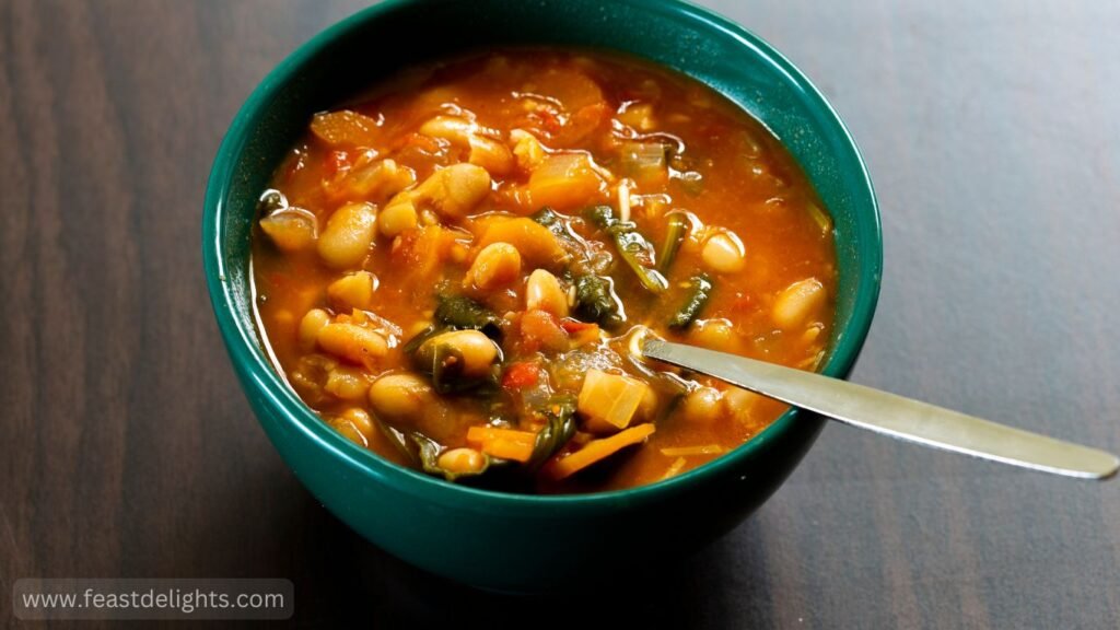 Tuscan White Bean and Spinach Soup