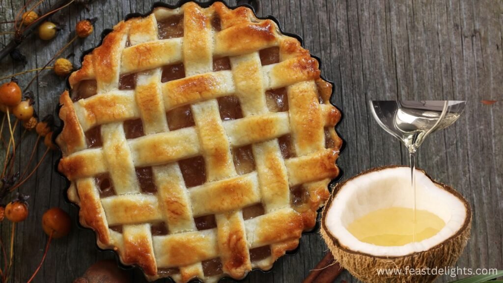 Vegan Apple Pie with Coconut Oil Crust
