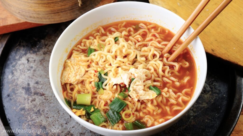 Vegan Ramen with Tofu and Vegetables