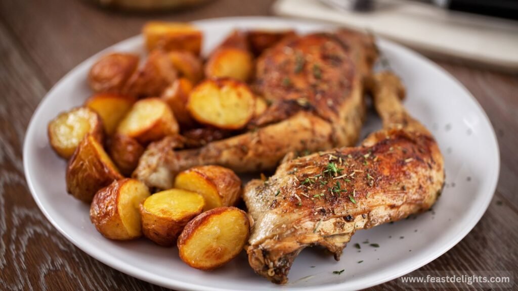 Cheesy Pork and Potato Oven Bake