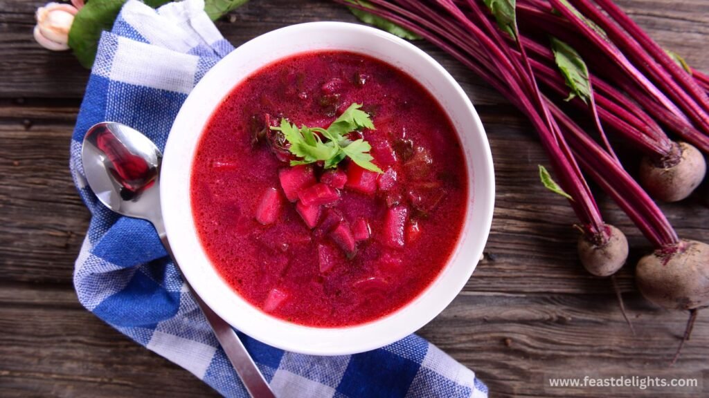 Cold Beetroot and Kefir Soup