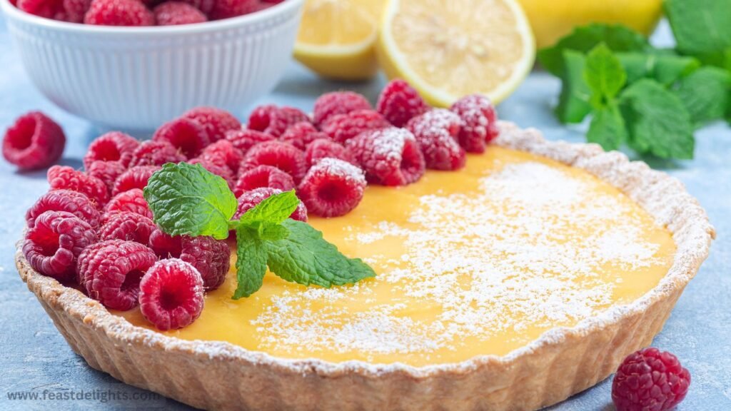 Folded Raspberry Puff Pastry Tart
