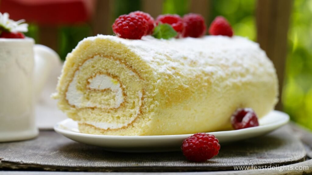 Jam-Filled Sponge Cake Roll