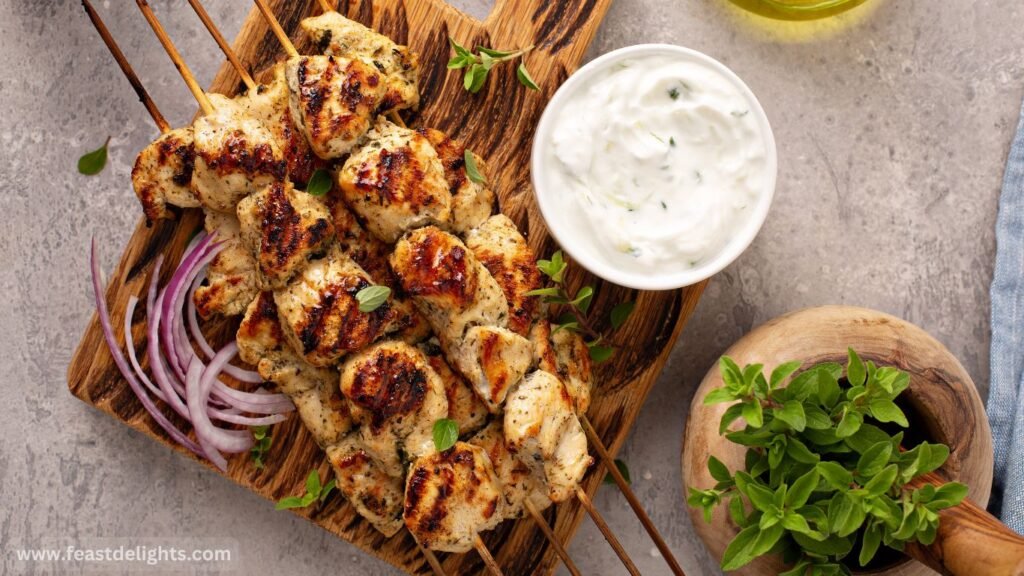Lemon and Oregano Chicken Souvlaki