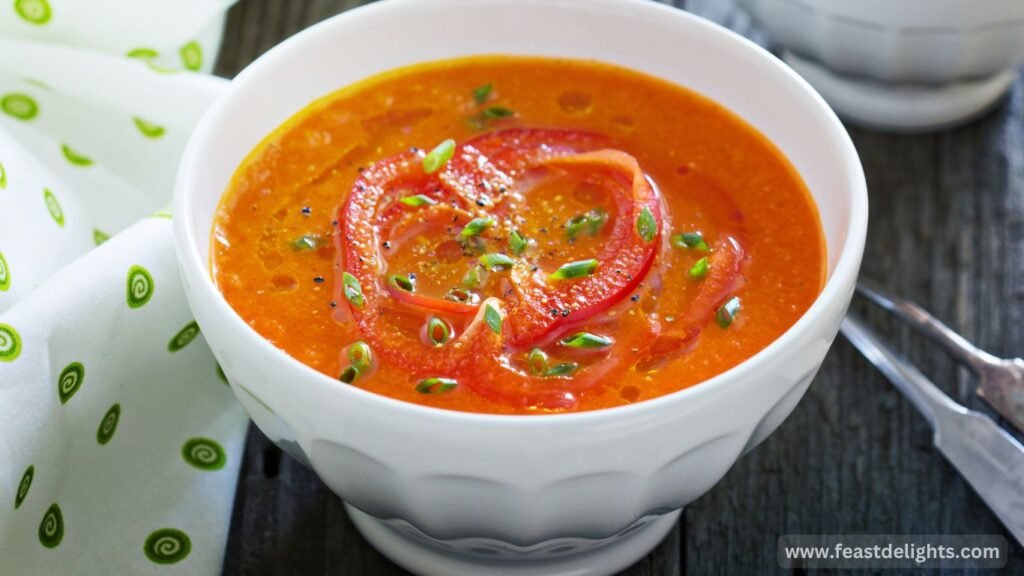 Roasted Red Pepper and Tomato Soup