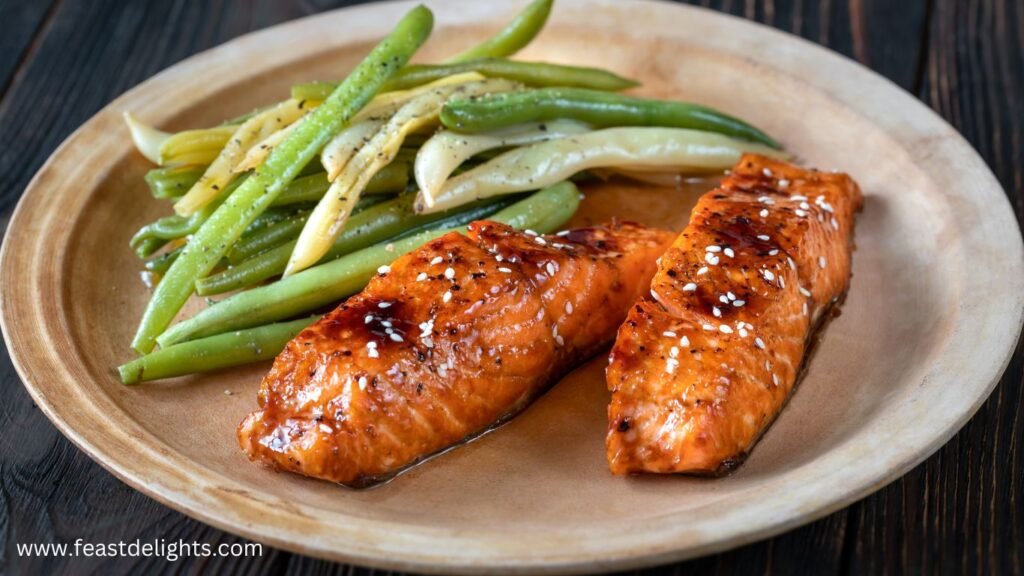 Salmon in Soy-Honey Teriyaki-Style Glaze