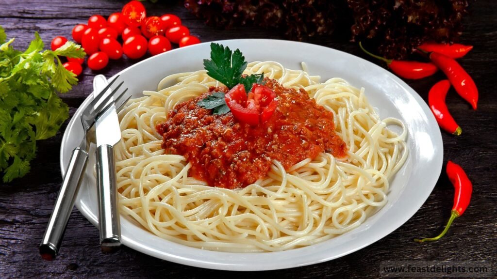 Slow-Simmered Beef and Pork Bolognese Sauce