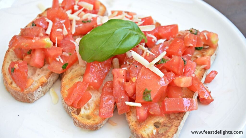 Tomato and Fresh Basil Bruschetta
