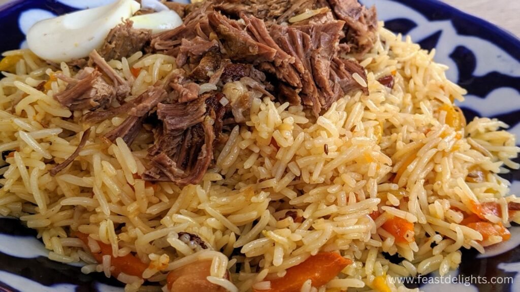 Uzbek-Style Pilaf with Lamb and Carrots