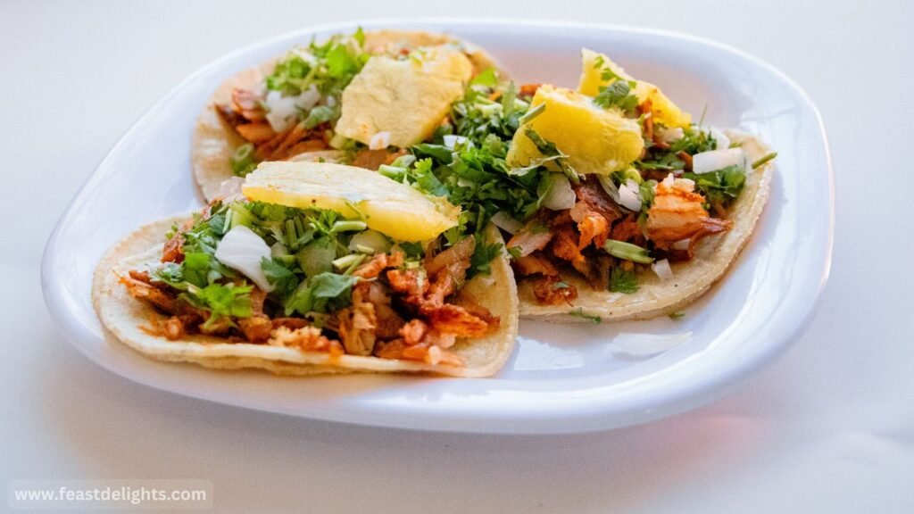 Vegetarian Chipotle and Pineapple Tacos al Pastor Style