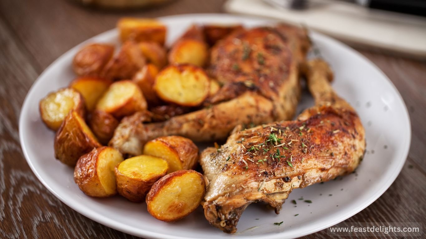 Рецепт картошки в духовке с мясом