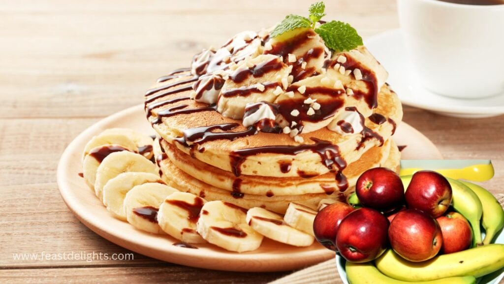 Apple and Banana Charlotte Cake