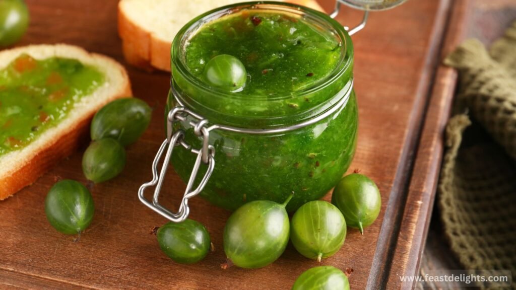 Old-Fashioned Gooseberry Refrigerator Jam