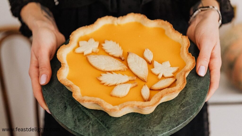 Pumpkin Pie with Cinnamon Custard