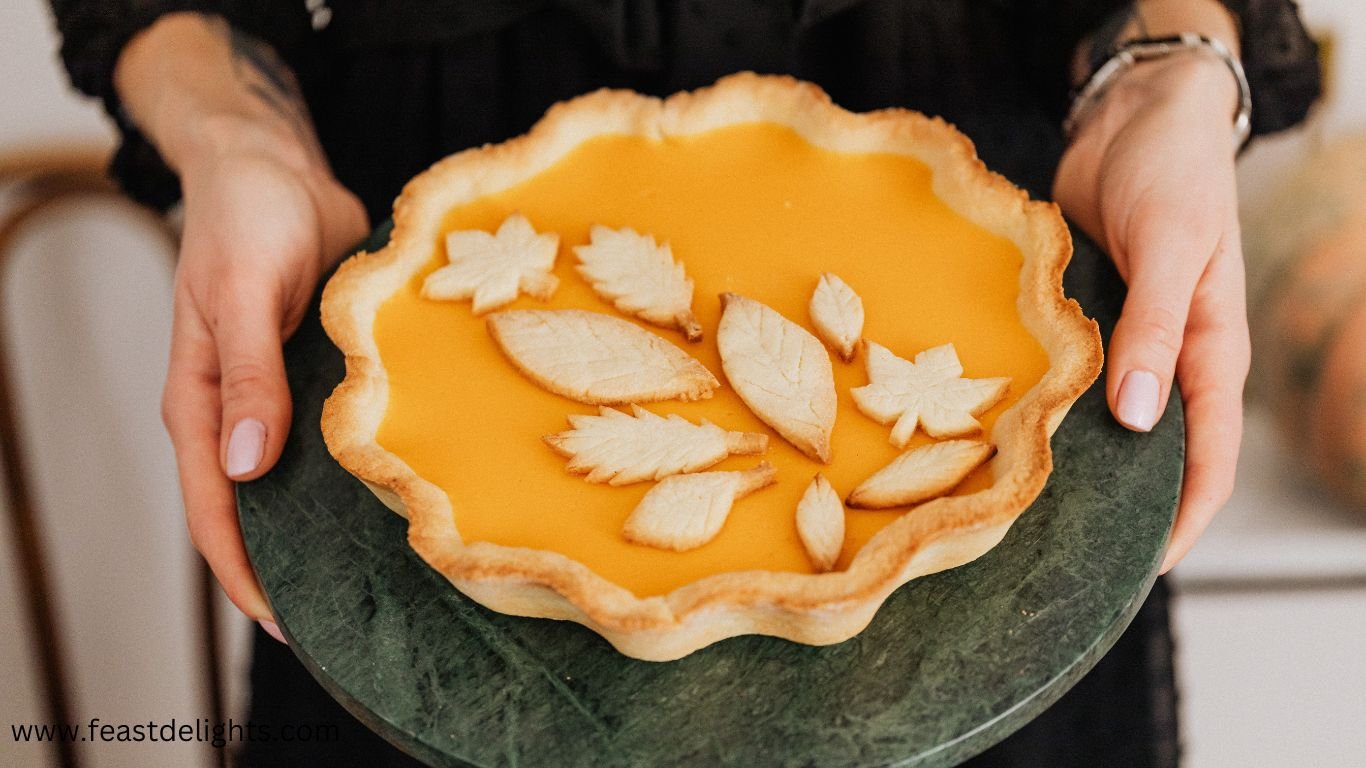 Pumpkin Pie with Cinnamon Custard