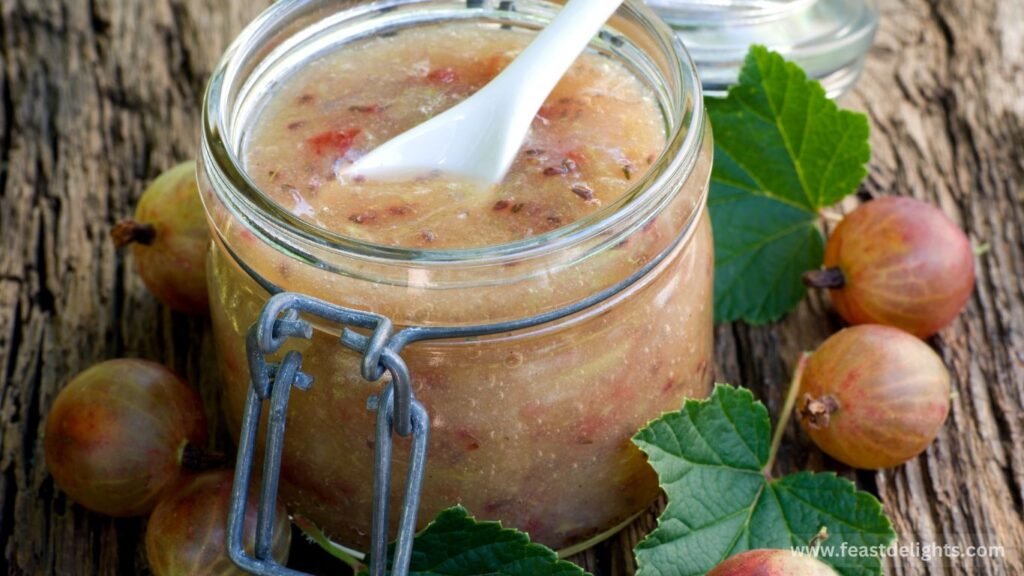 Small-Batch Gooseberry Jam for the Refrigerator