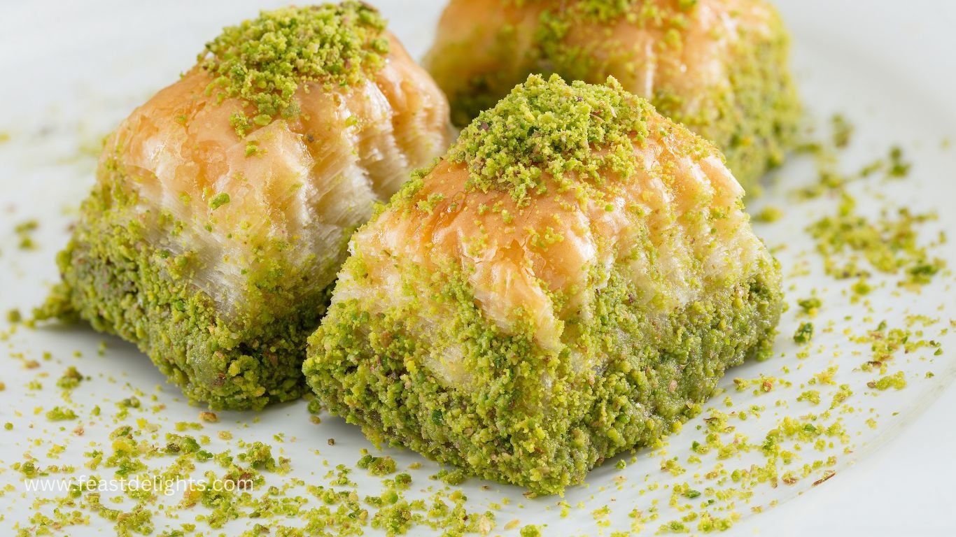 Walnut and Pistachio Baklava with Lemon Syrup