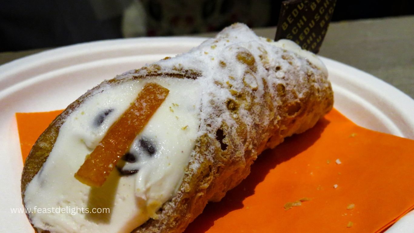 Sicilian Cannoli with Ricotta and Chocolate Chips