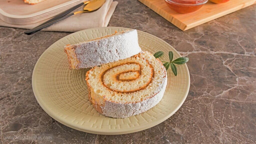 Cinnamon Apple Sponge Roll