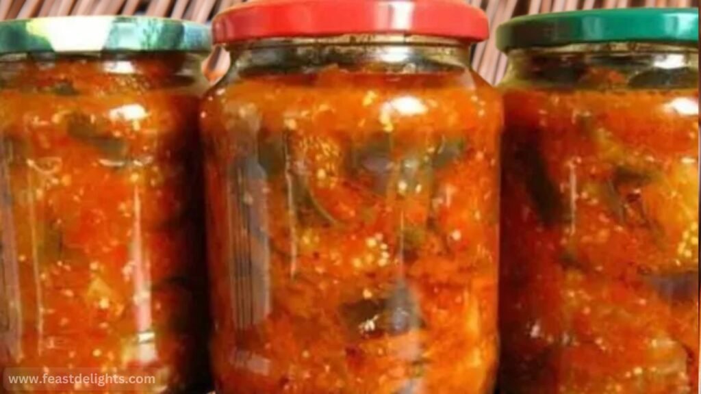 Eggplant and Pepper Salad for the Refrigerator