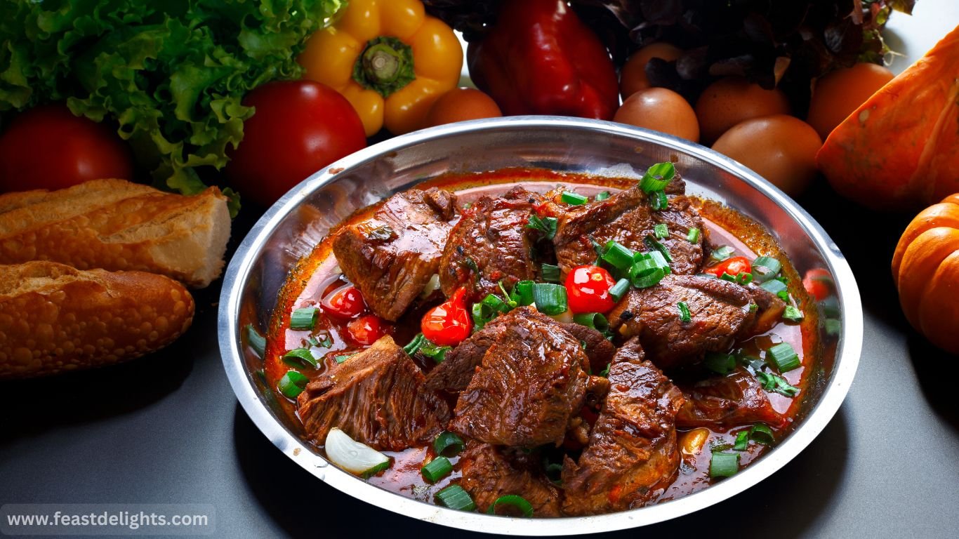 Тушене мясо: ситний рецепт приготування з овочами 1 Тушене мясо