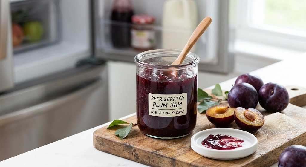 Refrigerated Plum Jam
