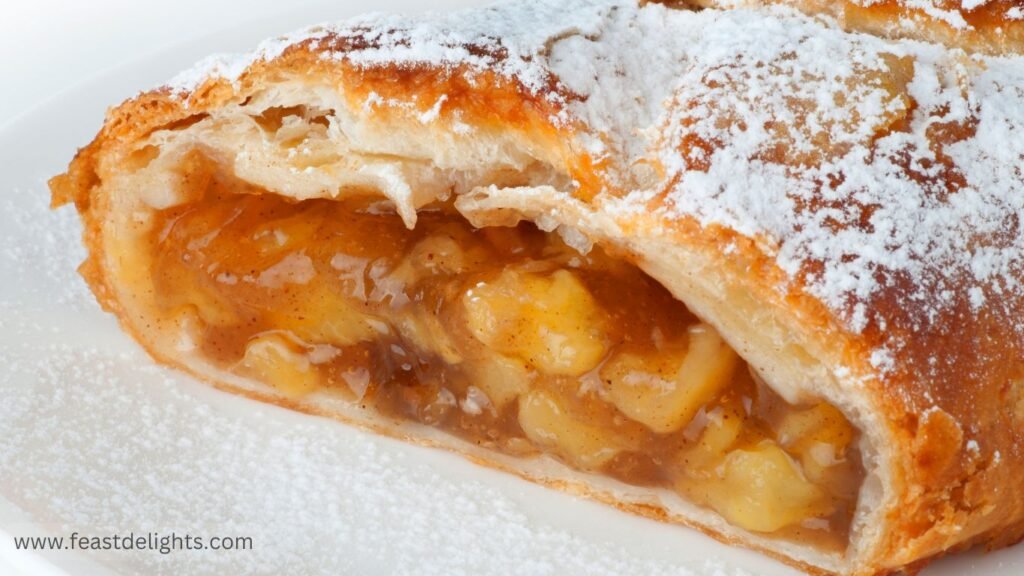 Apple Strudel with Raisins and Walnuts