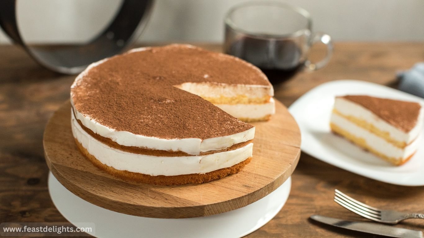 Chilled Bird’s Milk Soufflé with Chocolate Glaze