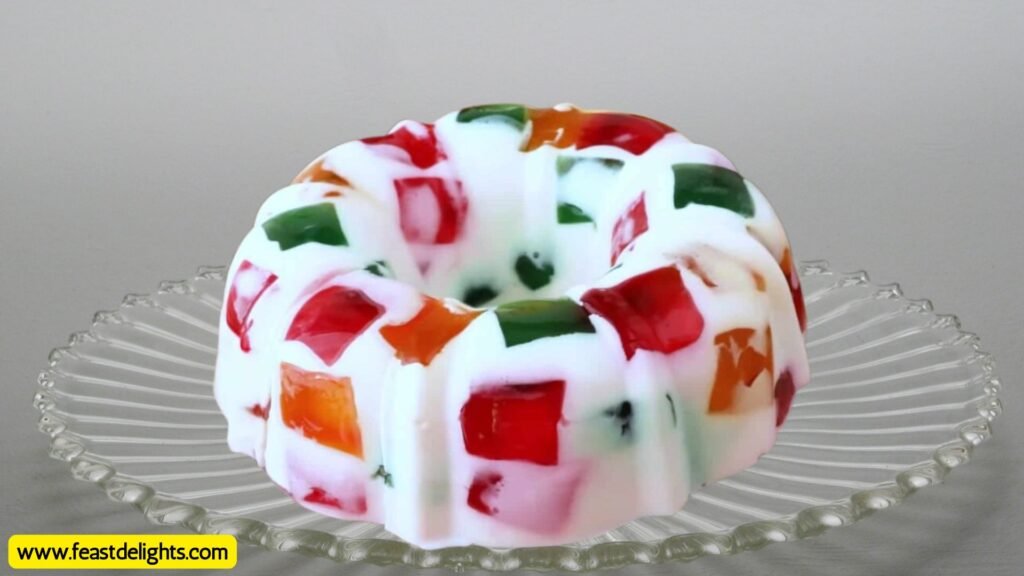 Broken Glass Jelly Cake