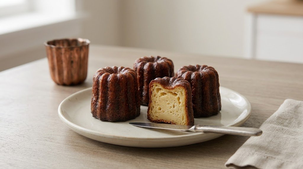 Canelé Recipe with Vanilla and Rum