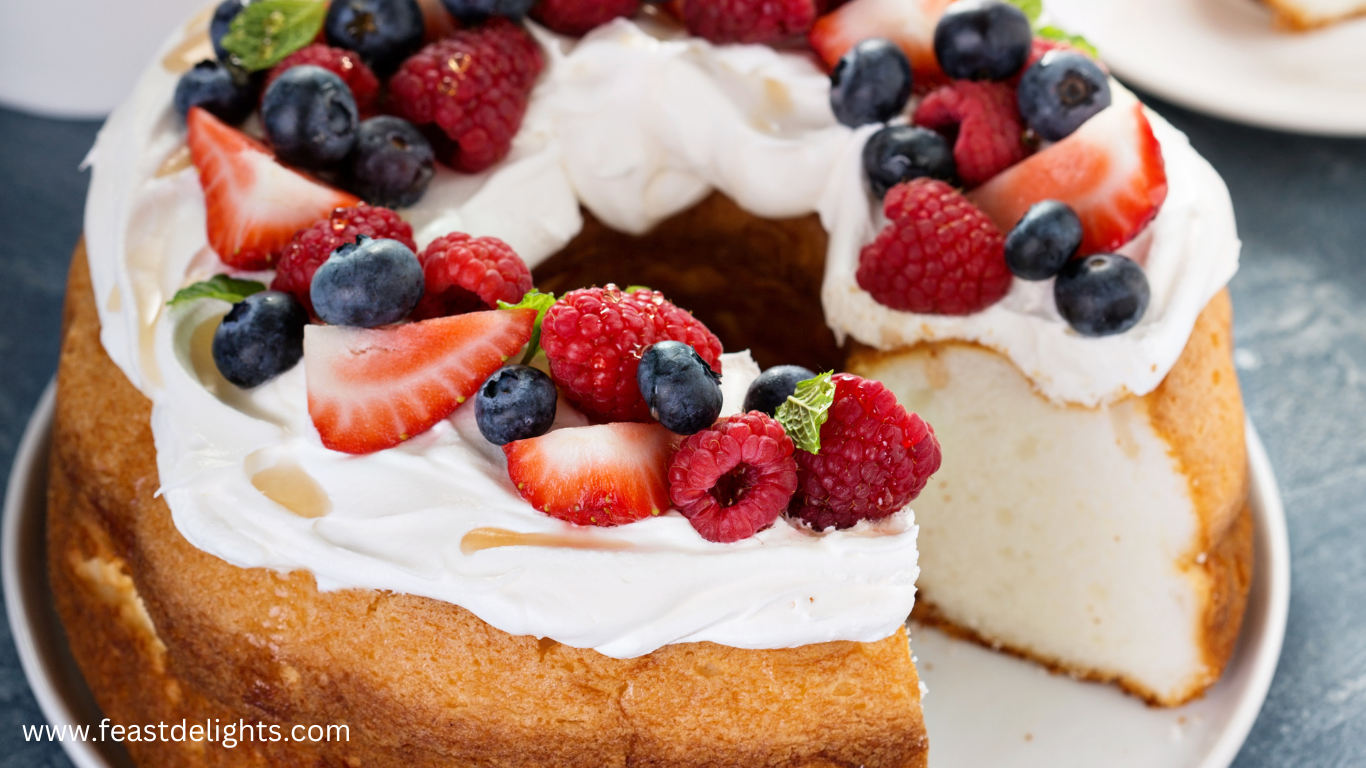 Angel Food Cake Recipe with Whipped Egg Whites