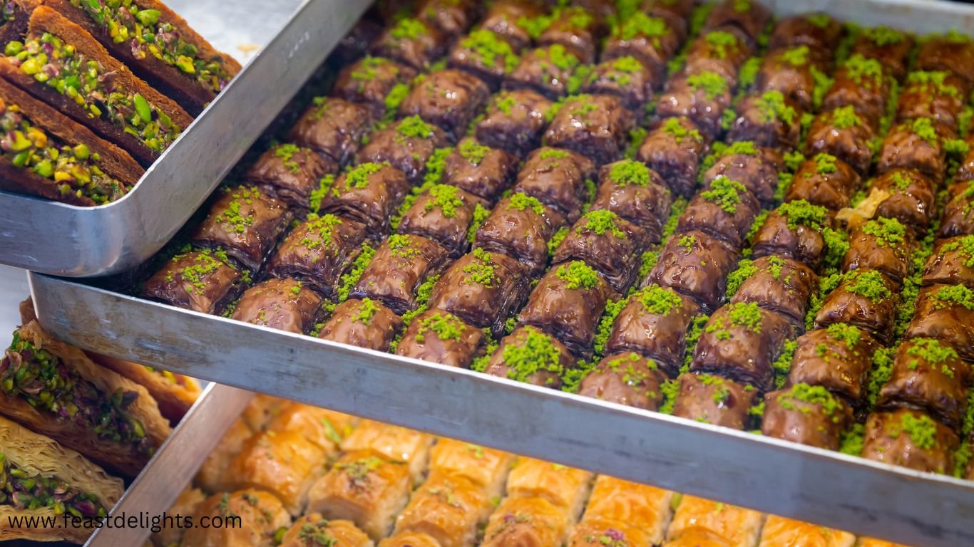 Filo Baklava Recipe with Honey Syrup and Nuts 12 Filo Baklava Recipe with Honey Syrup and Nuts
