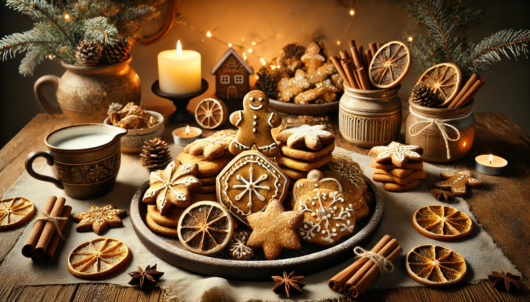 Honey Lebkuchen with Ginger, Cinnamon and Cloves