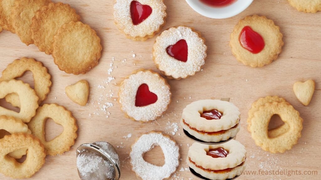 Linzer Sandwich Cookies with Raspberry Jam