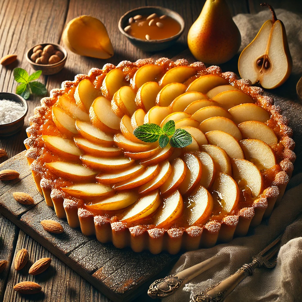 Pear Frangipane Tart