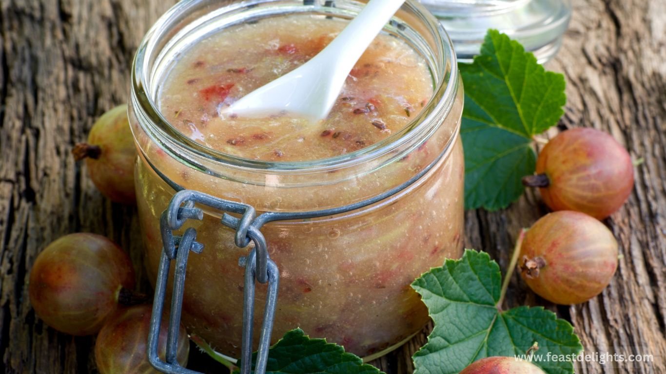 Small-Batch Gooseberry Jam for the Refrigerator