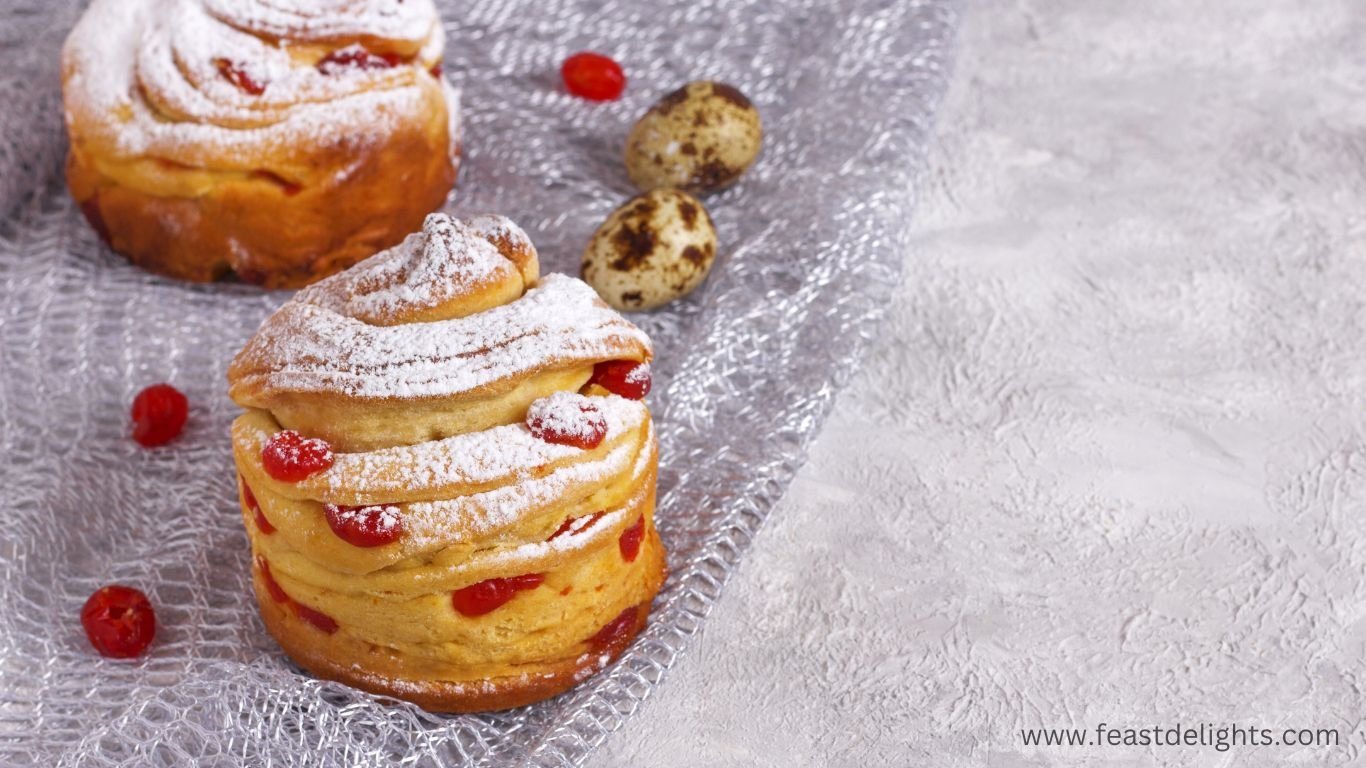 Easter Craffin with Raisins and Lemon